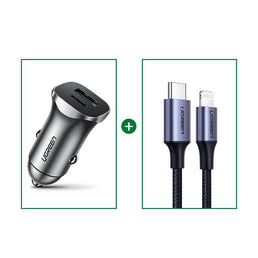 Chargeur de téléphone rapide pour voiture pour iPhone 8-12 et Androïd - Livraison offerte