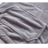 Pyjama chaud 2 pièces avec capuche en flanelle pour femme - Livraison offerte