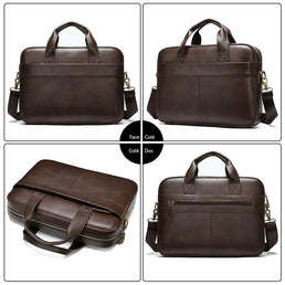 Sac en cuir de vache pour homme - Livraison Offerte