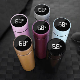 Bouteille thermos intelligente avec affichage de la temperature