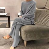 Pyjama chaud élégant - couleur unie pour femme - Livraison Offerte