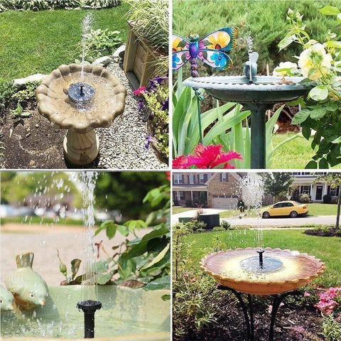 Mini fontaine d'eau solaire pour jardin - Livraison offerte –  mondoshopping-boutique