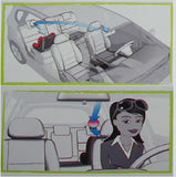 Miroir de sécurité arrière adapté aux bébés et enfants
