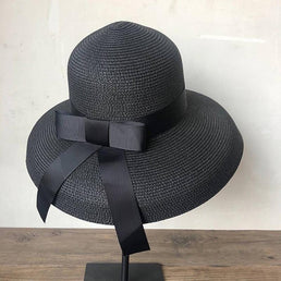 Chapeau de soleil en paille pour femme