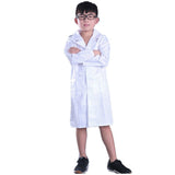 Blouse blanche de laboratoire pour enfants et étudiants