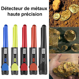 Détecteur de métaux portable étanche - Livraison offerte