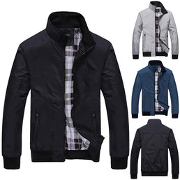Manteau style décontracté pour homme avec fermeture éclair - Livraison Offerte