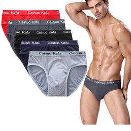 Lot de 4 Slips Confortables en fibre de bambou pour homme - Livraison Offerte