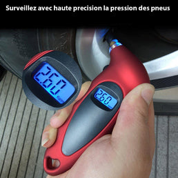 Manomètre numérique rétro éclairé de haute precision - Livraison offerte