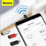 Baseus Smart Remote Control For Micro USB Universal Wireless IR Remote Controller For LG Samsung TV BOX Air Mouse Aircondition