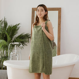 Serviette de bain peignoir en fibre de bambou - Livraison offerte