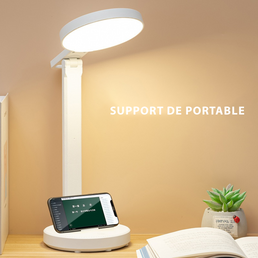 Lampe Led Avec Chargeur Smartphone USB - Livraison Offerte