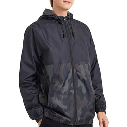 Manteau imperméable coupe-vent avec fermeture éclair à capuche pour homme - Livraison offerte