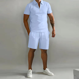 Ensemble bermuda + polo pour homme - Livraison offerte