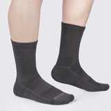 Lot de 5 paires de chaussettes à coussin en coton pour homme et femme épais et respirant pour marche et randonnée - Livraison offerte