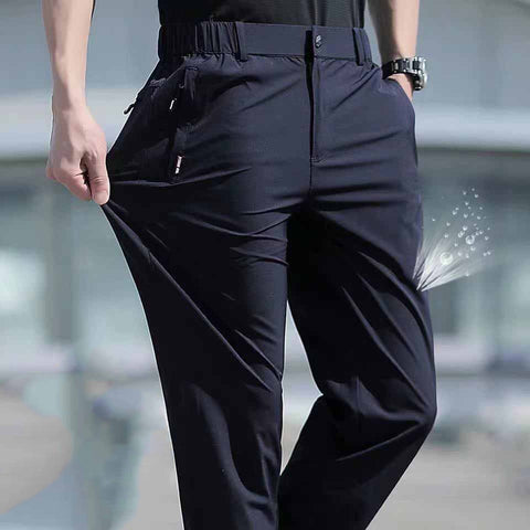 Pantalon de marche imperméable élastique pour homme à séchage rapide - Livraison Offerte