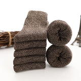 5 Paires de chaussettes super épaisses en fibre de bambou - Livraison Offerte