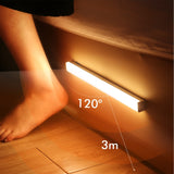 Lampe LED rechargeable avec détecteur de mouvement à intensité réglable fixable avec adhésif - Livraison offerte