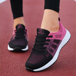 Baskets respirantes en maille pour femme - Livraison offerte