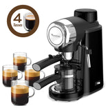 Machine à café design professionnel à piston tout-en-un expresso - cappuccino - latte - Livraison offerte