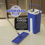 Starlyf Auto Clean Mop - Système de nettoyage 2 en 1 - Tête rotative à 360° - Livraison Offerte