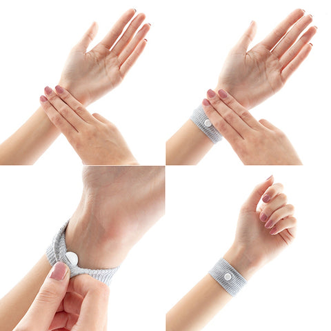 Bracelet Anti Nausée, 3 Paires Bracelets de Voyage pour Mouvements Bracelets  Anti-nausées Bande de Poignet