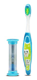 Brosse à dents pour enfants avec sablier + 10 masques en tissu lavables + 1 étui