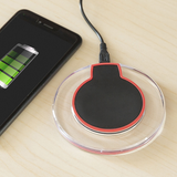 Chargeur sans fil USB pour smartphone avec lumière LED - Livraison offerte