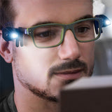 Pack de 2 clips lumière LED pour lunettes - Livraison Offerte