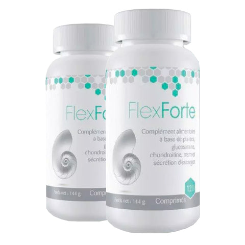FlexForte - Complémentaire à base de plantes - pour en finir avec les douleurs articulaires - 180 gélules - Livraison Offerte