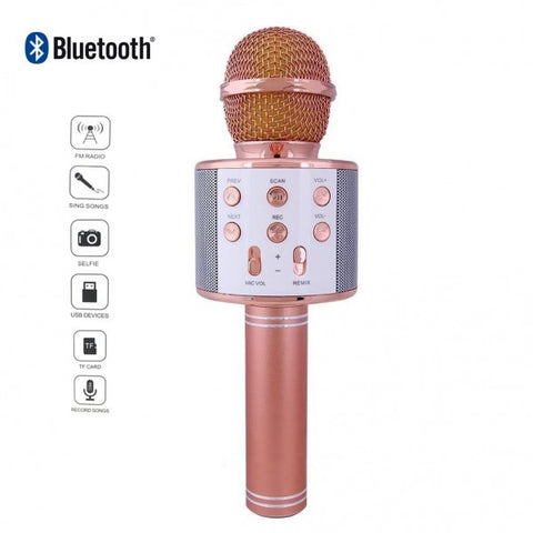Microphone karaoké Bluetooth - Livraison gratuite