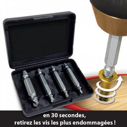 Kit d'extraction de vis endommagée - Livraison offerte