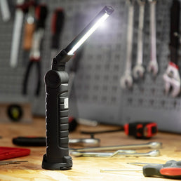 Lampe de poche LED rechargeable magnétique 5 socles d'éclairage - Livraison Offerte
