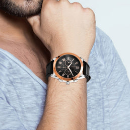 Montre homme quartz haute fiabilité japonais - Livraison Offerte