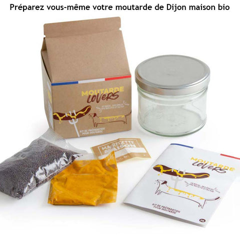 Kit de fabrication de moutarde de Dijon Bio - Livraison Offerte