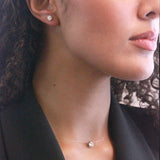 Parure Mermaid (1 collier + 1 paire de boucles d'oreilles) ornée de 3 cristaux Autrichiens de très haute qualité - Livraison Offerte