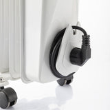 Radiateur à huile à roulettes avec thermostat à faible consommation énergétique - Livraison offerte