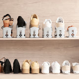 Lot de 6 Range chaussures réglables pour 12 chaussures - Livraison Offerte