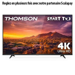 Télévision Thomson 4K Ultra HD Led wifi 55 pouces - Livraison Offerte
